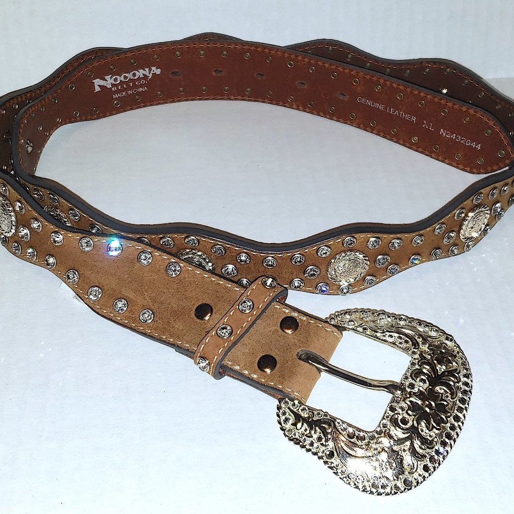 Womens Nooona Jeweled Belt
